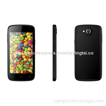 Android Smartphones, MTK6572A 1.3GHz Dual-core, Built-in Satellite Navigation GPS Chip, 4.5-inch IPS